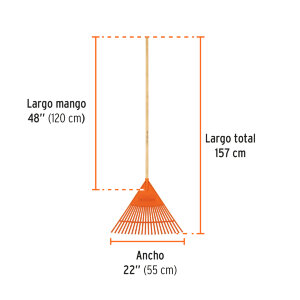 Грабли веерные Truper (19785)