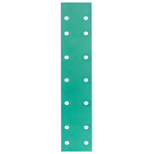 Шлифовальные полосы Р100 HANKO DC341 Film Green (70 x 420 мм, 14 отверстий)  