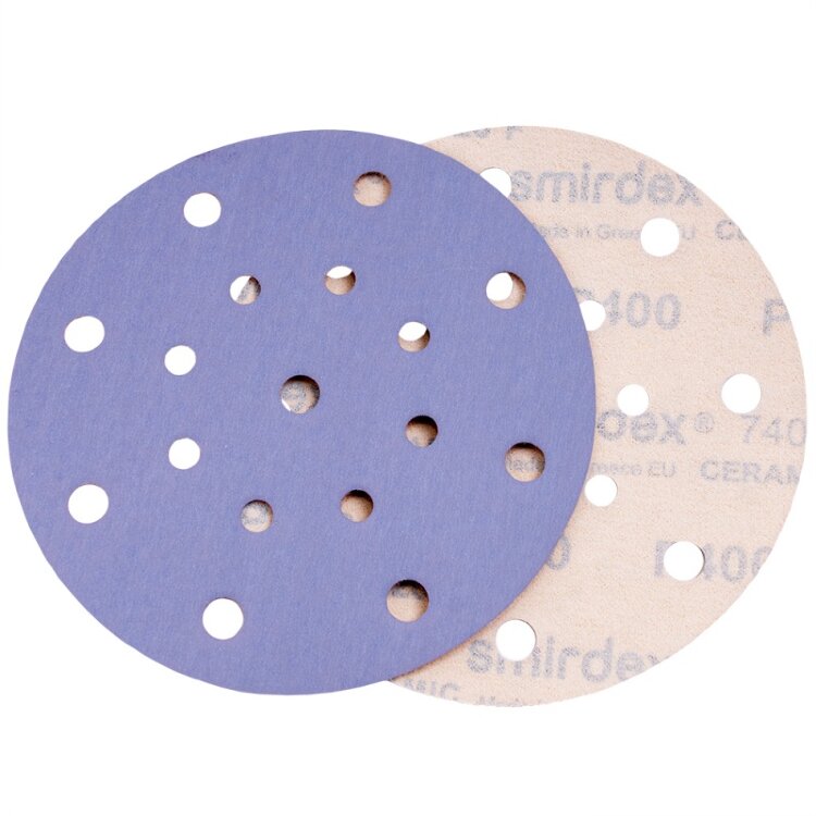 P150 150мм SMIRDEX Ceramic Velcro Discs 740 Абразивный круг, с 17 .