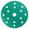 Шлифовальный диск Р150 HANKO GREEN FILM DC341 (150 мм, 15 отверстий) 