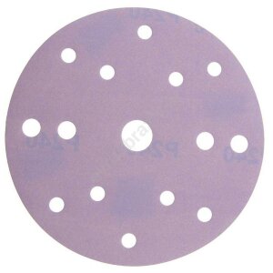 P500 150мм SMIRDEX Ceramic Velcro Discs 740 Абразивный круг, с 17 отверстиями
