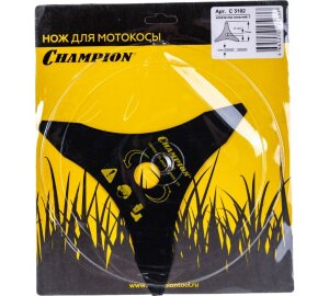 Нож для жесткой травы (230х25,4 мм)Тип В Champion (C5102)