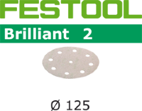 Шлифовальные круги Festool Brilliant 2 STF D125/8 P320 BR2/10 495994 Шлифовальные круги Festool Brilliant 2 STF D125/8 P320 BR2/10 495994