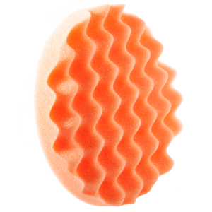 Полировальный диск средней жесткости оранжевый (рифленый) 150x25мм (PD15025OC)