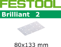 Шлифовальные листы Festool Brilliant 2 STF 80x133 P80 BR2/10 492860 Шлифовальные листы Festool Brilliant 2 STF 80x133 P80 BR2/10 492860