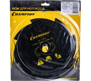 Нож для жесткой травы (255х25,4 мм) Champion (C5115)
