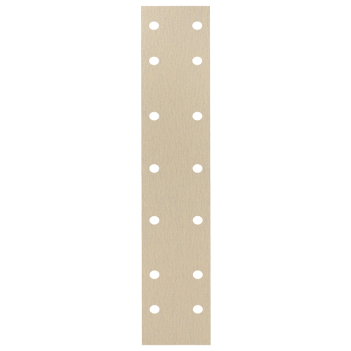 Шлифовальные полосы Р100 HANKO YELLOW PAPER AP33M (70 x 420 мм, 14 отверстий)   