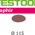 Шлифовальные круги Festool Saphir STF D115/0 P24 SA/25 484151