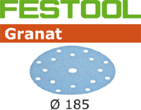 Шлифовальные круги Festool Granat STF D185/16 P180 GR/100 497188