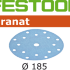 Шлифовальные круги Festool Granat STF D185/16 P180 GR/100 497188