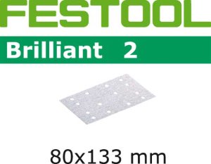 Шлифовальные листы Festool Brilliant 2 STF 80x133 P60 BR2/10 496008