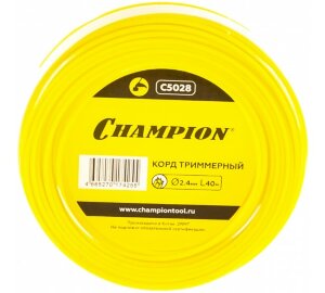 Корд триммерный Star (2.4 мм; 40 м; звезда) CHAMPION (C5028)