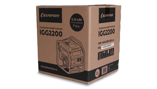 Инверторный генератор CHAMPION IGG2200