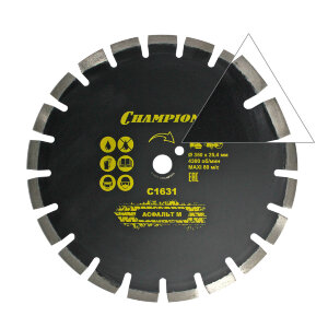 Диск алмазный по асфальту (350х25.4х12 мм) Champion (C1631)