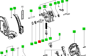 Вал-шестерня (редуктор) TS 55 EBQ ET-BG Festool (495798) 