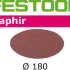 Шлифовальные круги Festool Saphir STF D180/0 P24 SA/25 485239