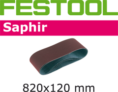 Шлифовальная лента Festool Saphir CMB120 820x120-P50-SA/10 488081