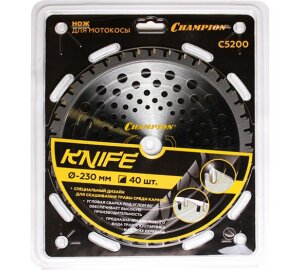 Нож с зубцами из твердого сплава Knife (230х25,4 мм) Champion (C5200)