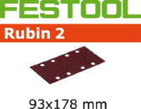 Шлифовальные листы Festool Rubin 2 STF 93X178/8 P80 RU2/50 499063