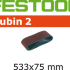 Шлифлента Festool Rubin 2 L533X 75-P150 RU2/10 499160