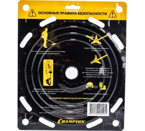 Нож с зубцами из твердого сплава Tiger (230х25,4 мм) Champion (C5176)