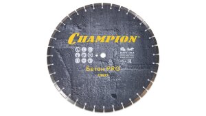 Диск алмазный бетон PRO Concremax (500х25.4х10 мм) Champion (C1627)    