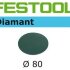 Шлифовальные круги Festool Diamant P2000, компл. из 4 шт. STF D80/0 P2000 DI 4x (496522)