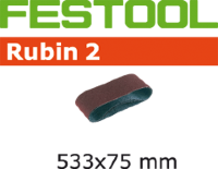 Шлифлента Festool Rubin 2 L533X 75-P120 RU2/10 499159
