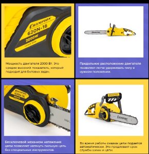 ЭЛЕКТРОПИЛА CHAMPION 620N-16"